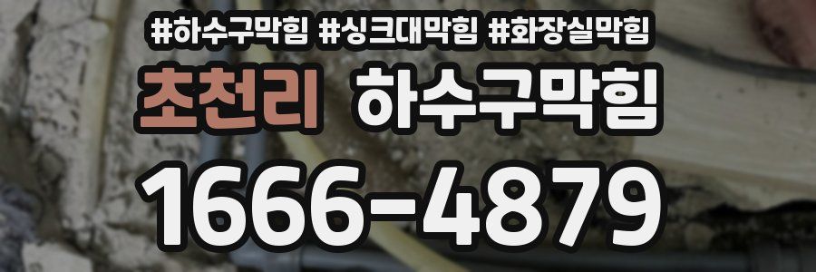 하수구막힘