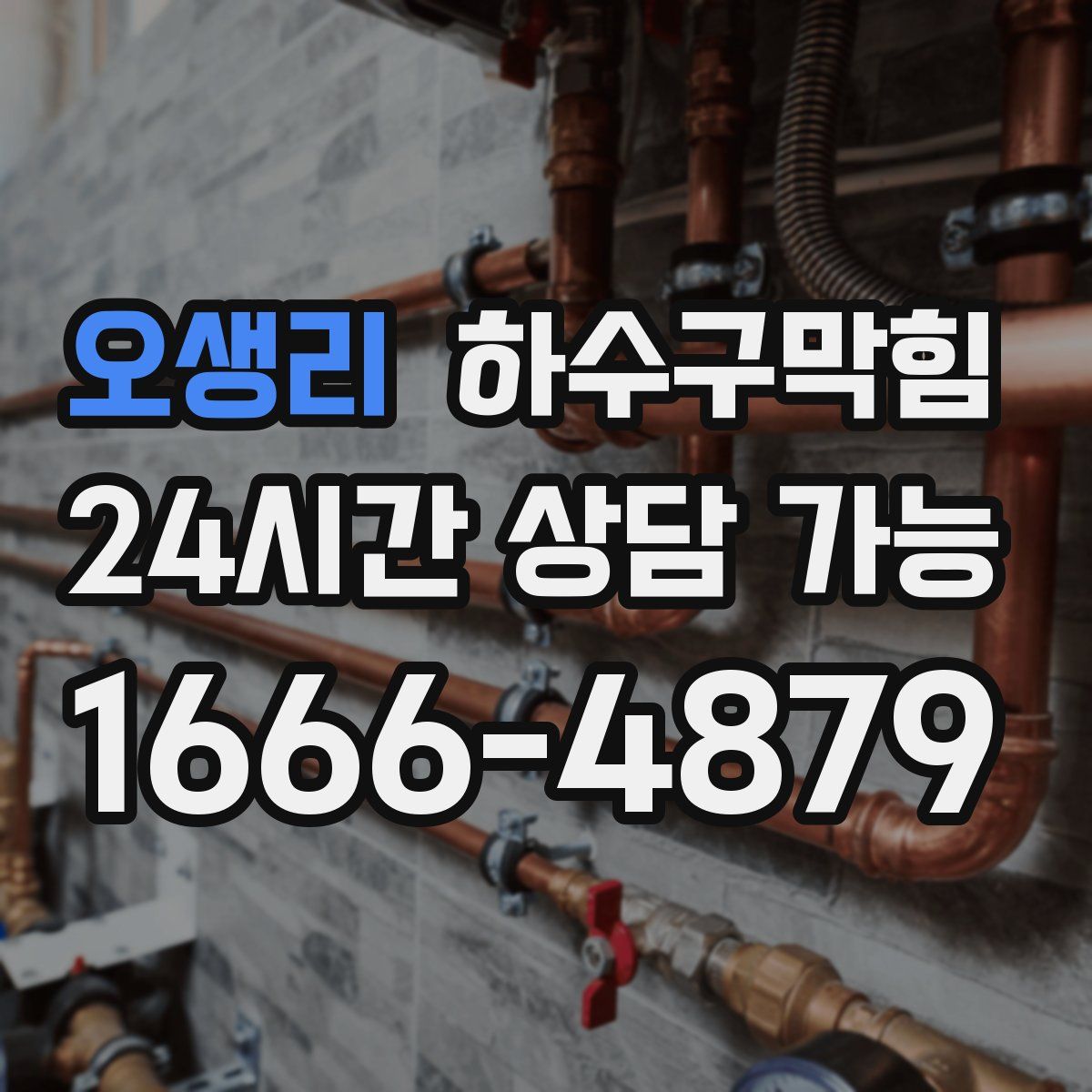 오생리 하수구막힘