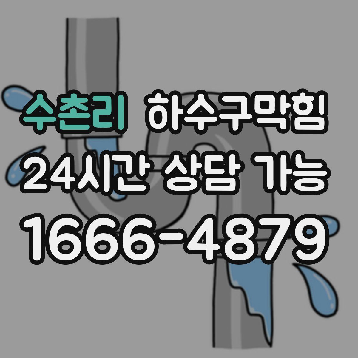 수촌리 하수구막힘