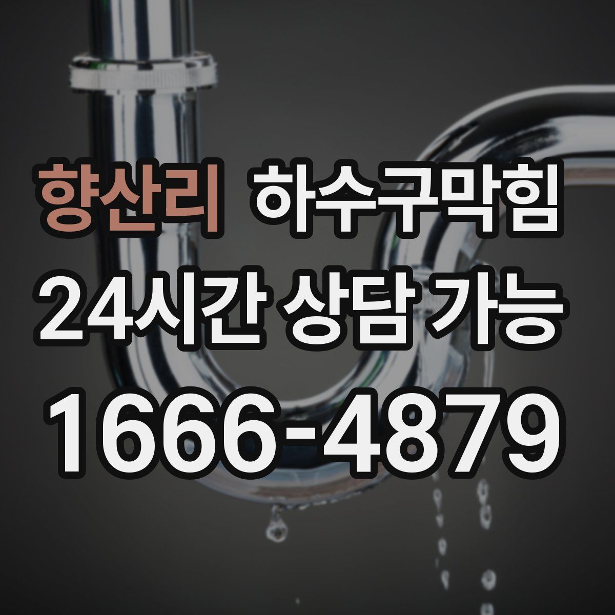 향산리 하수구막힘