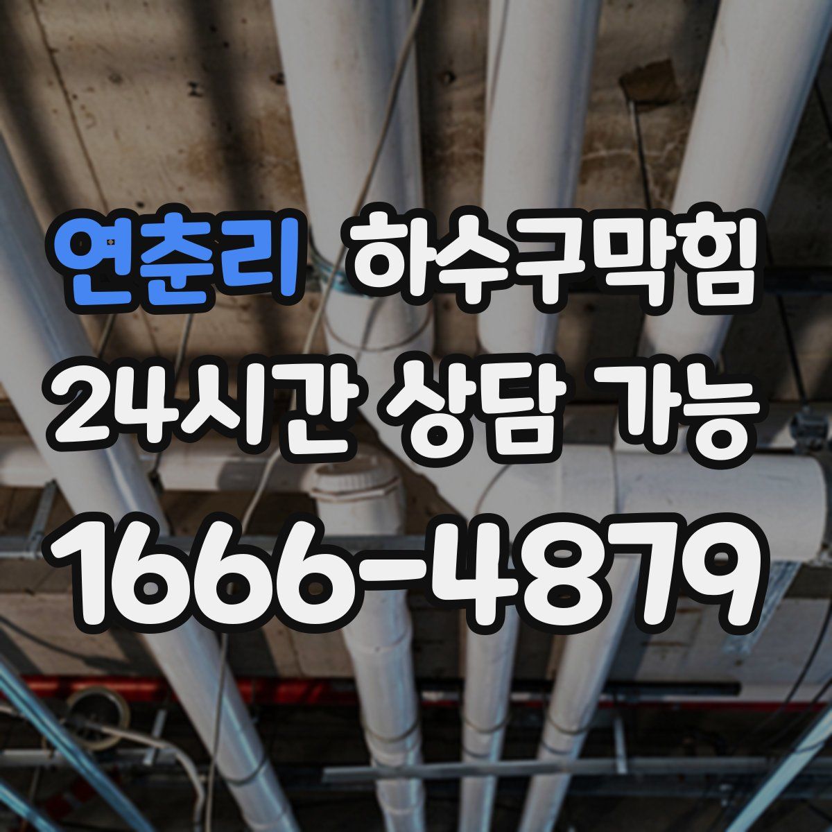 연춘리 하수구막힘