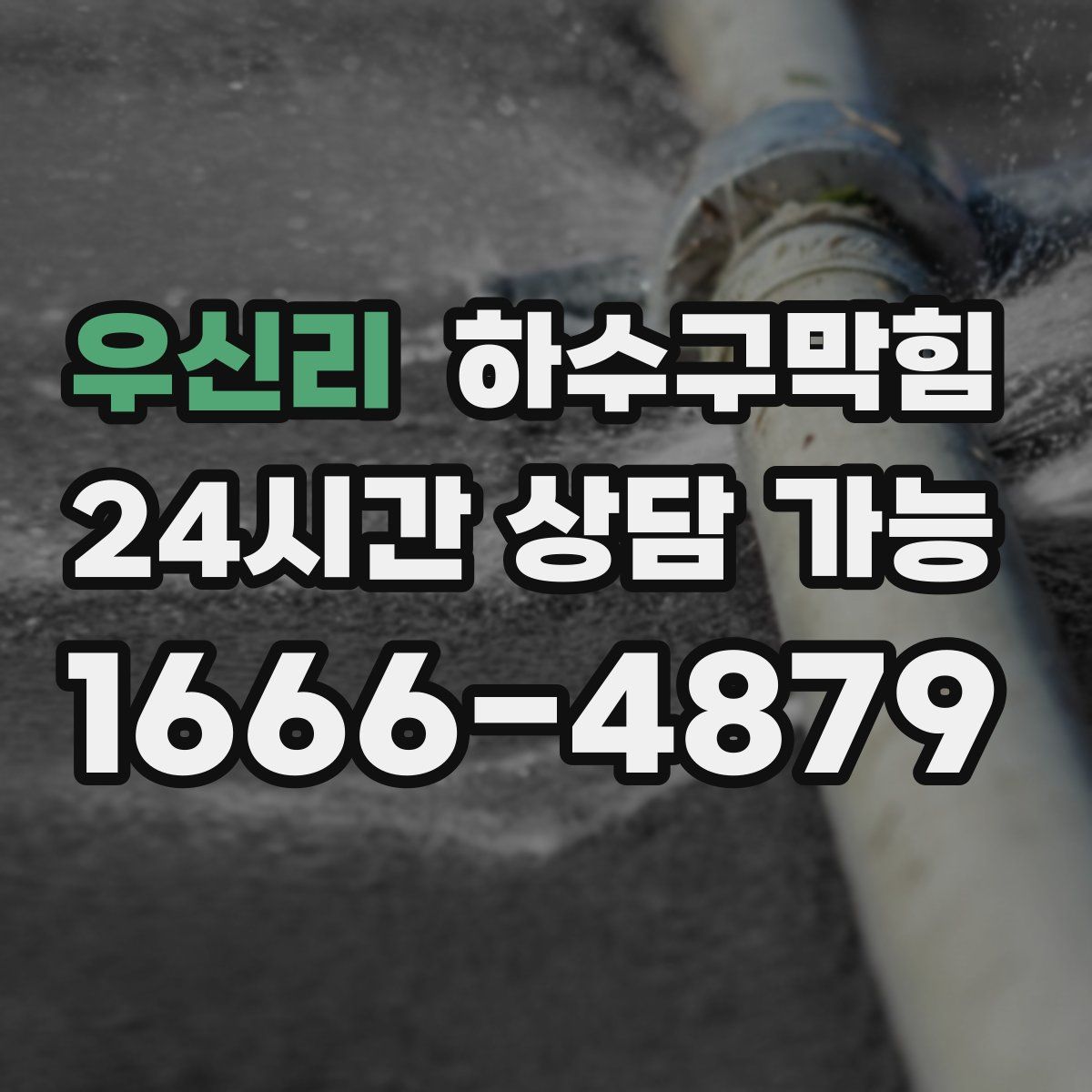 우신리 하수구막힘