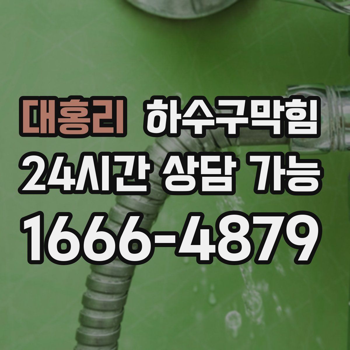 대홍리 하수구막힘