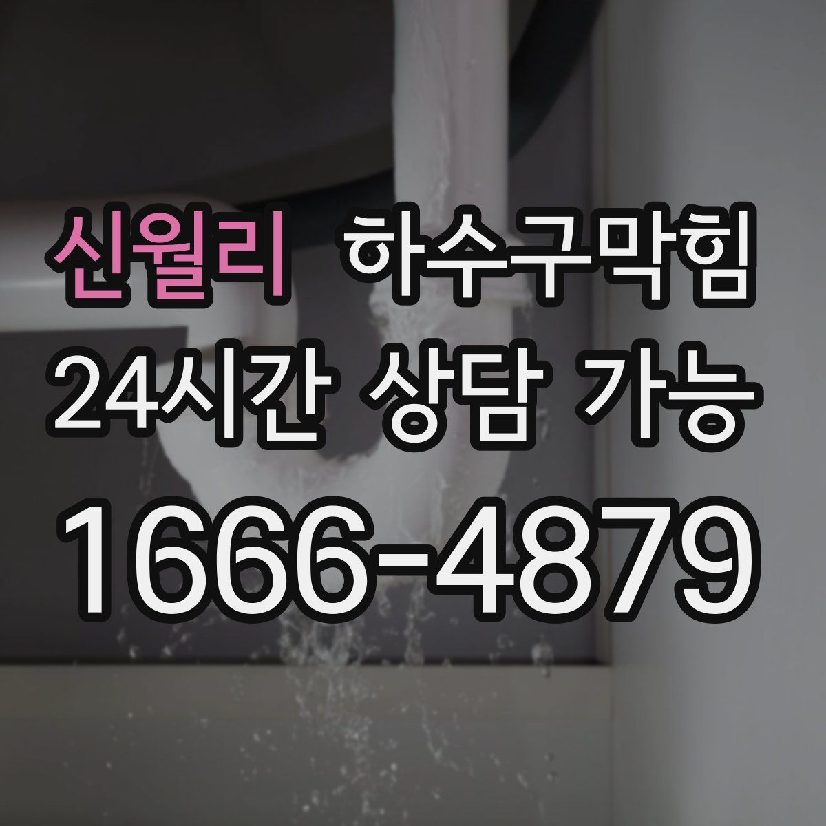 신월리 하수구막힘