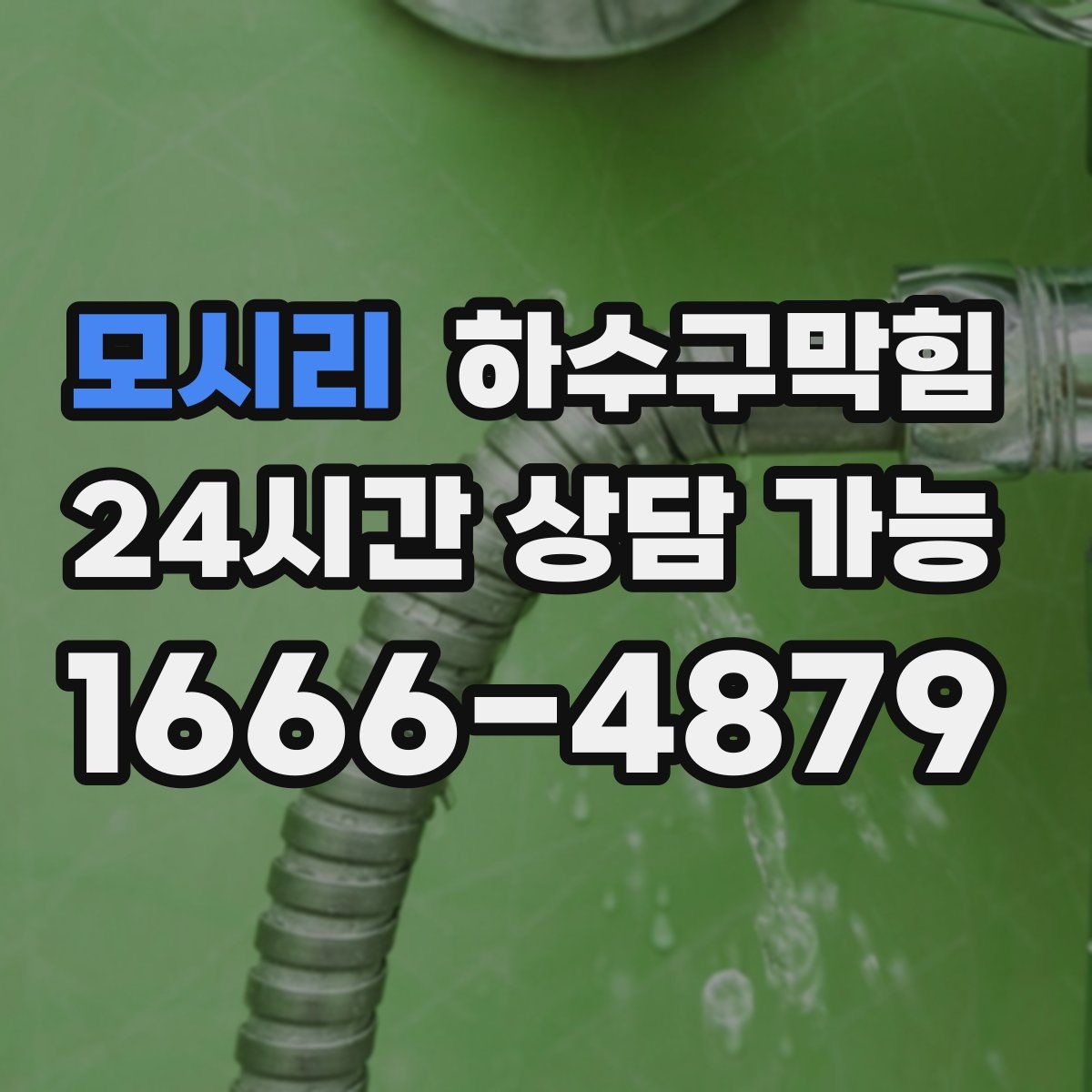 모시리 하수구막힘