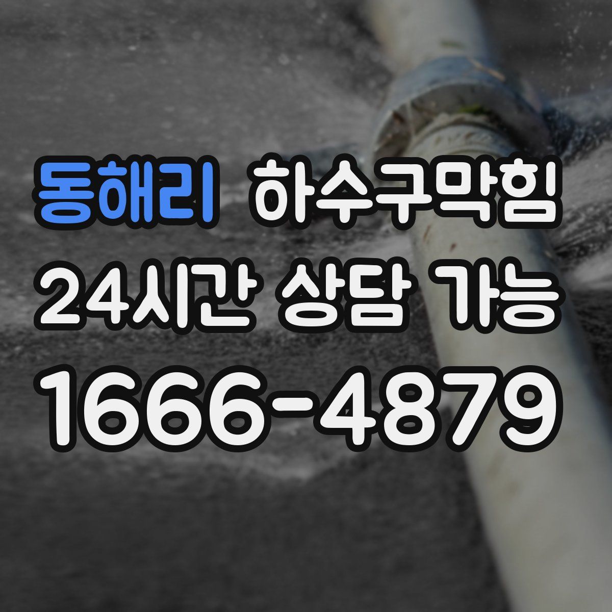 동해리 하수구막힘