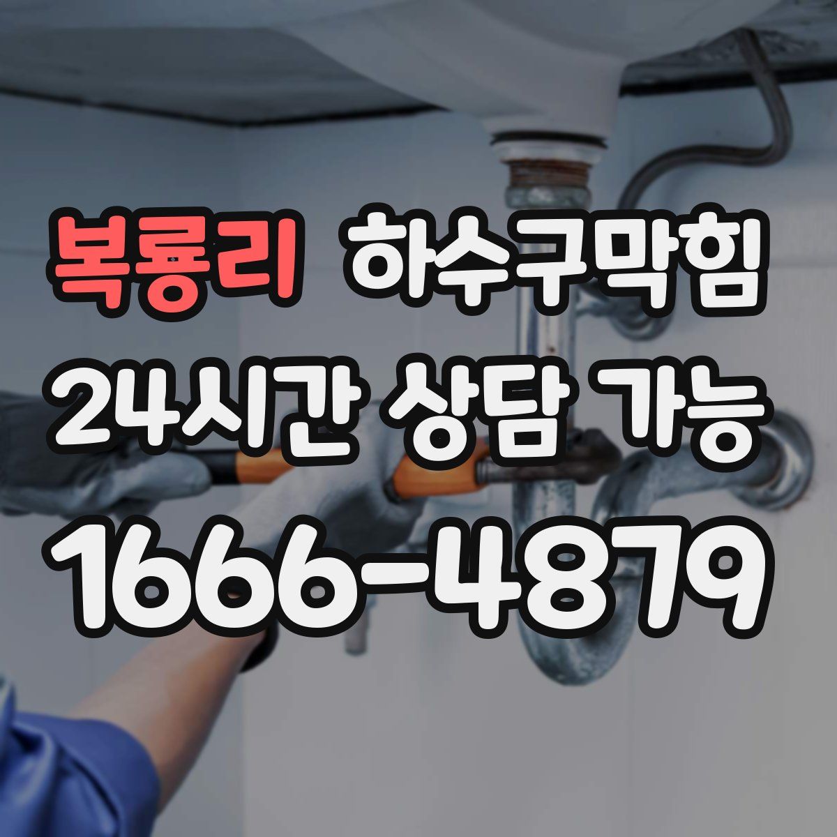 복룡리 하수구막힘