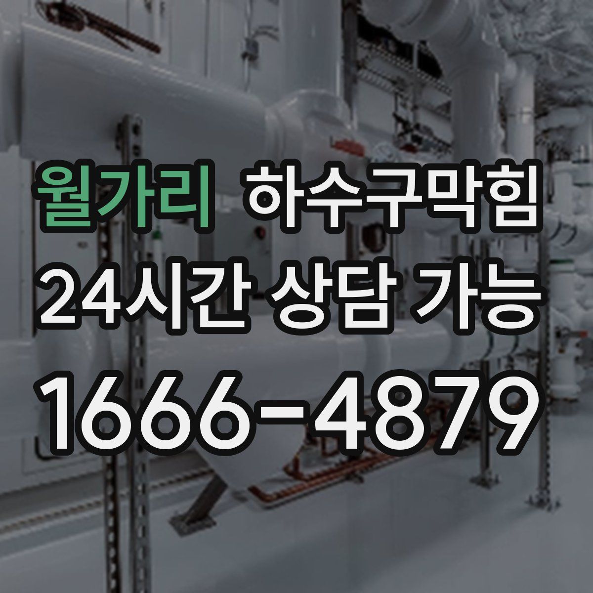 월가리 하수구막힘