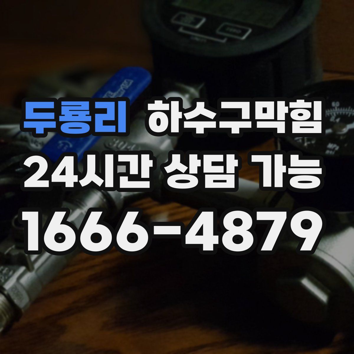 두룡리 하수구막힘