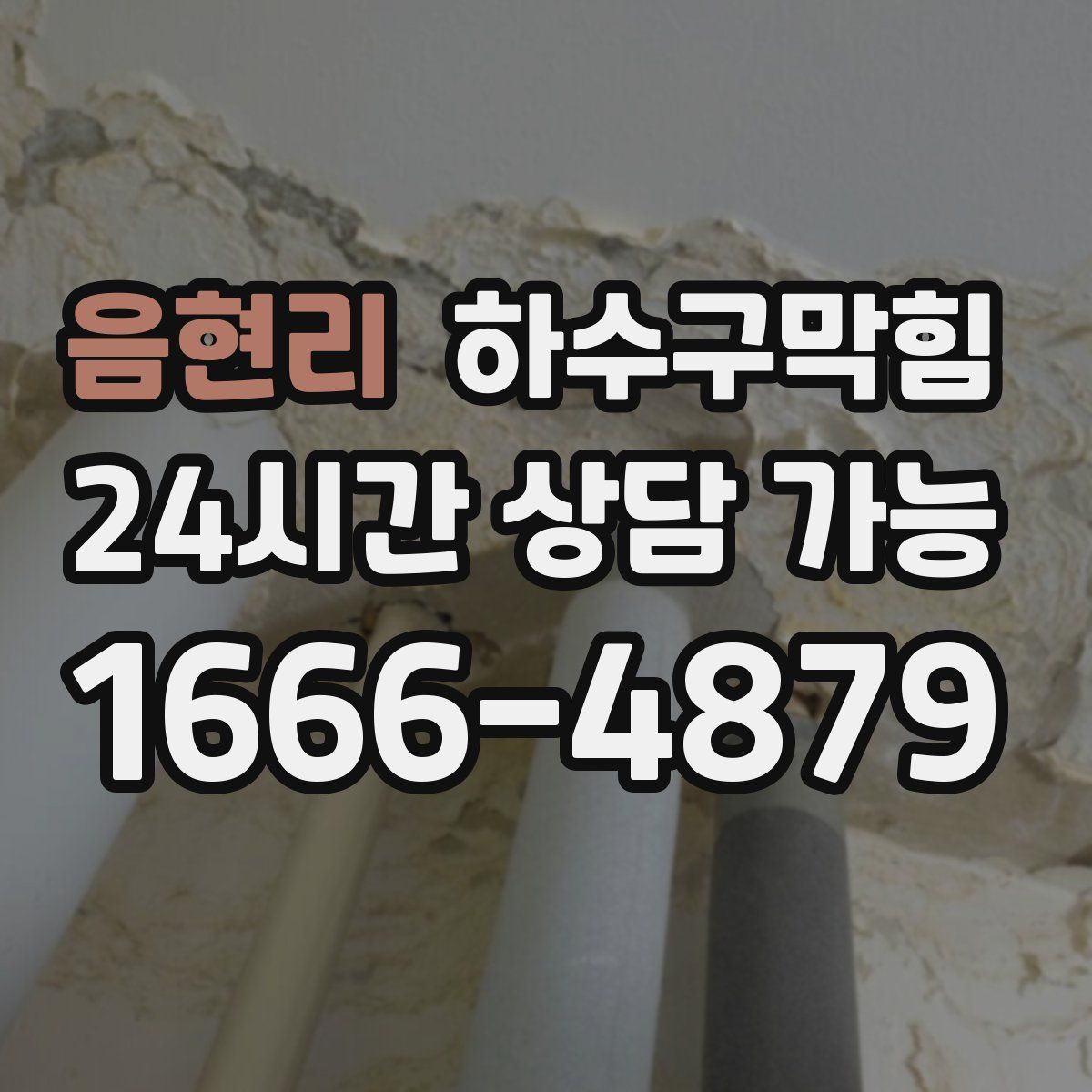 음현리 하수구막힘