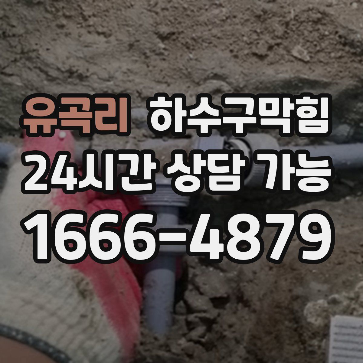 유곡리 하수구막힘