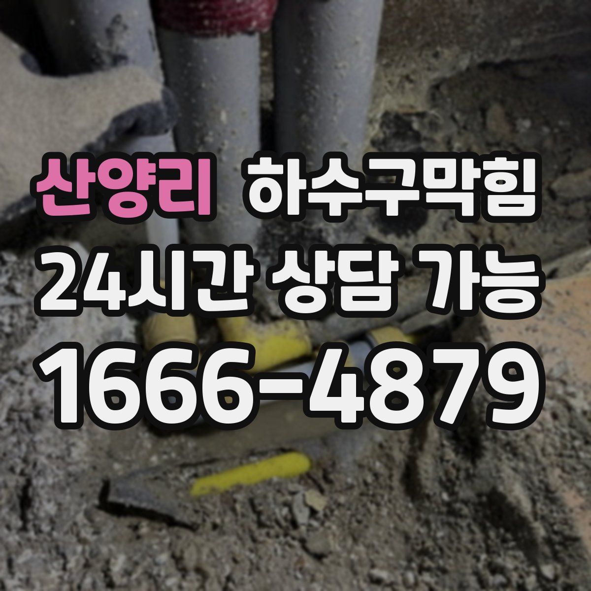 산양리 하수구막힘