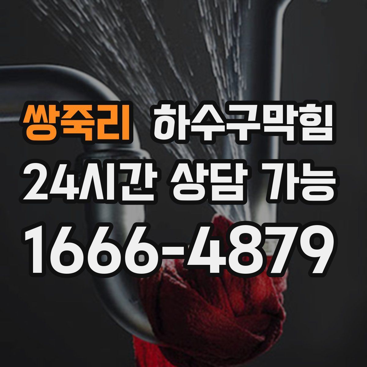 쌍죽리 하수구막힘