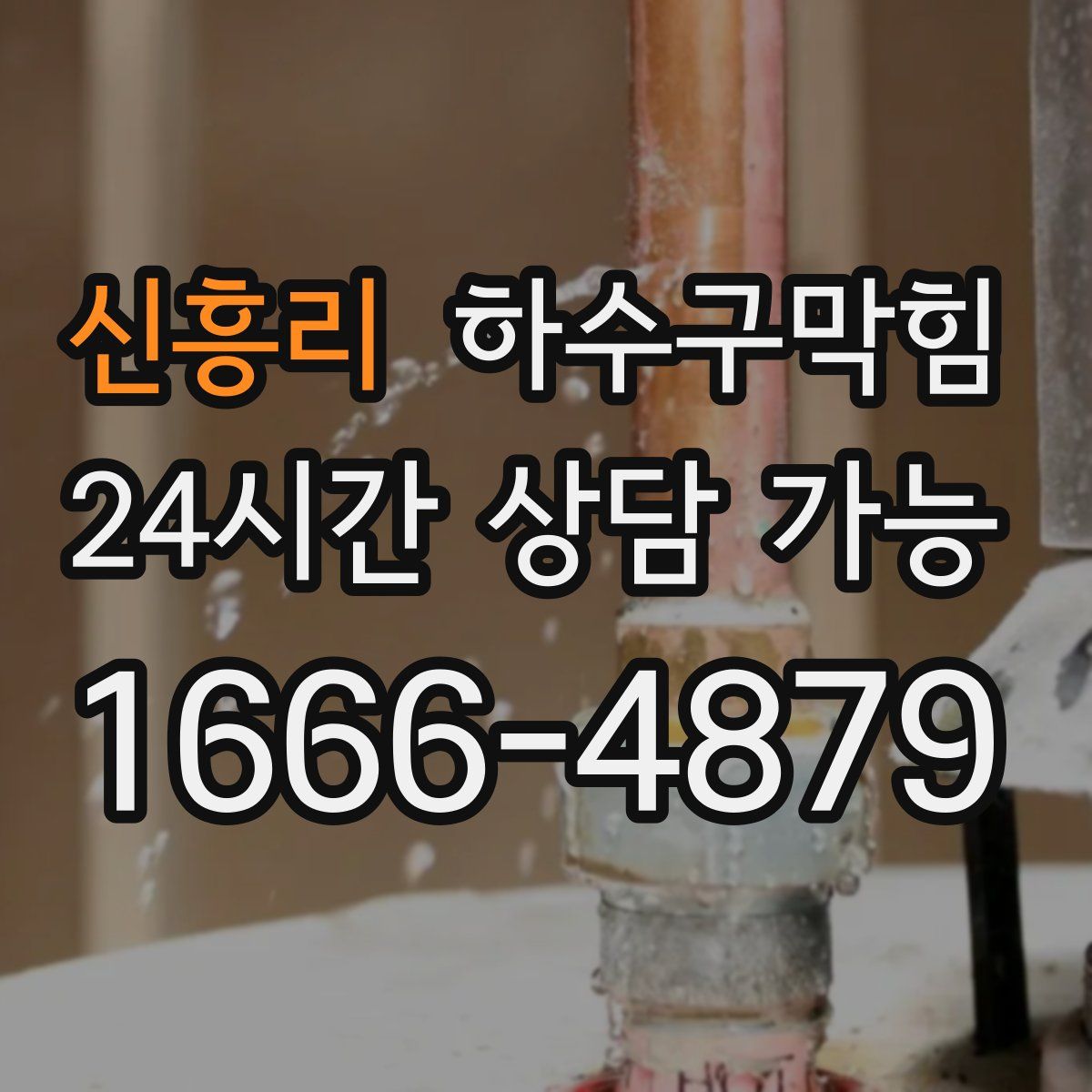 신흥리 하수구막힘