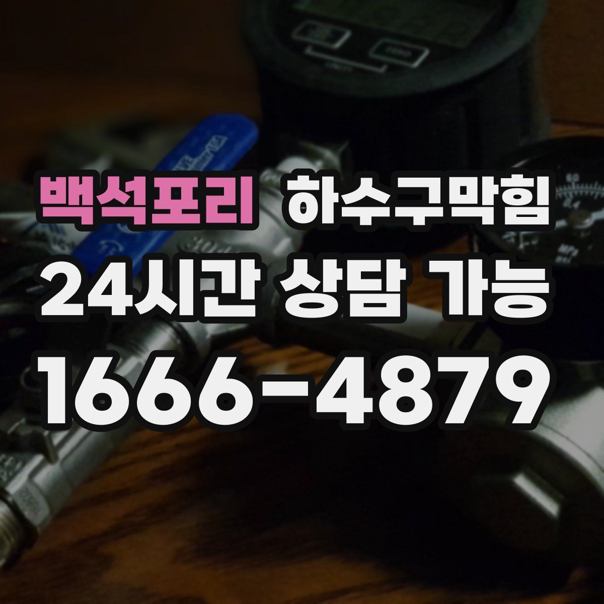 백석포리 하수구막힘