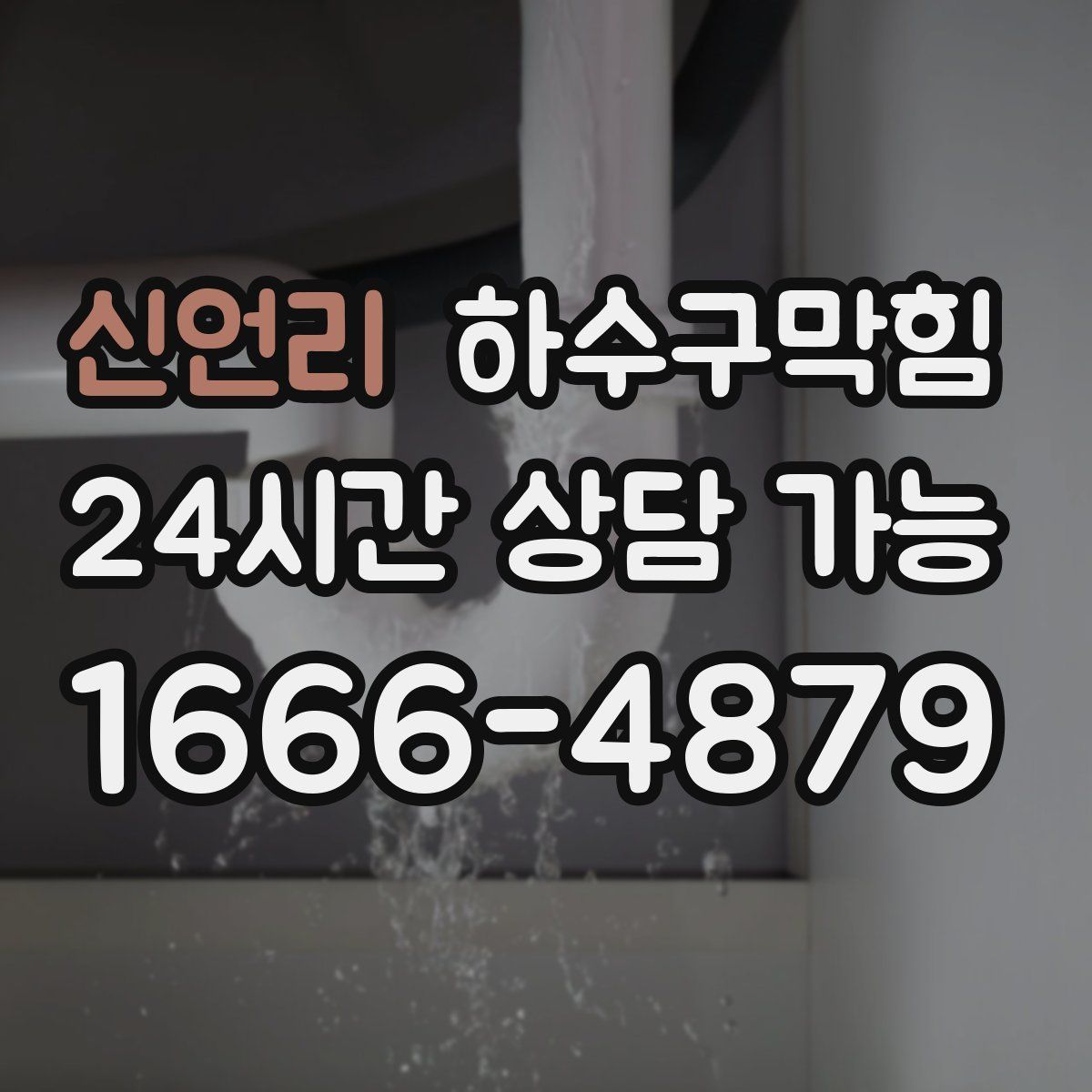 신언리 하수구막힘
