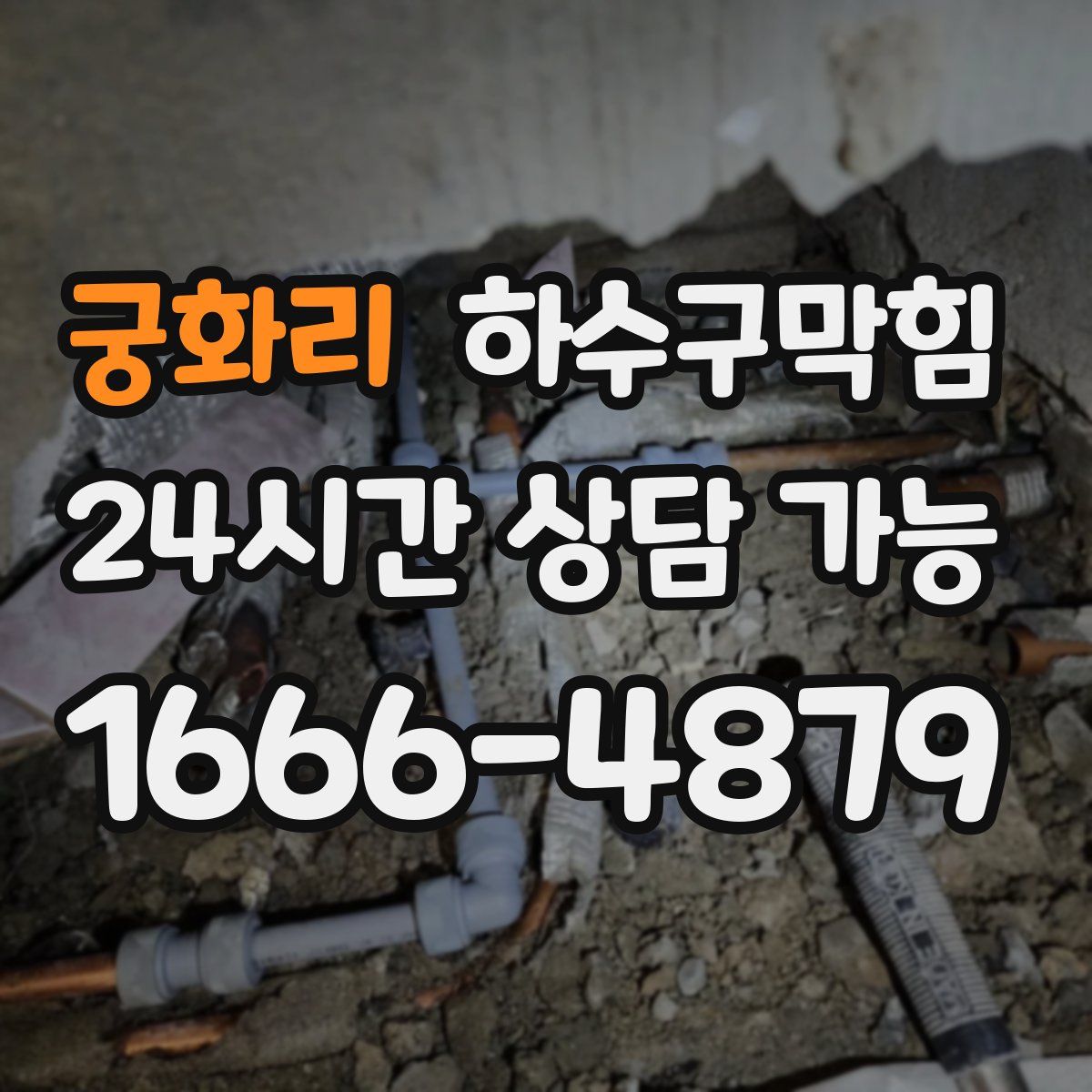 궁화리 하수구막힘