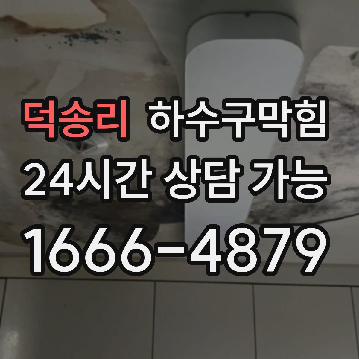 덕송리 하수구막힘