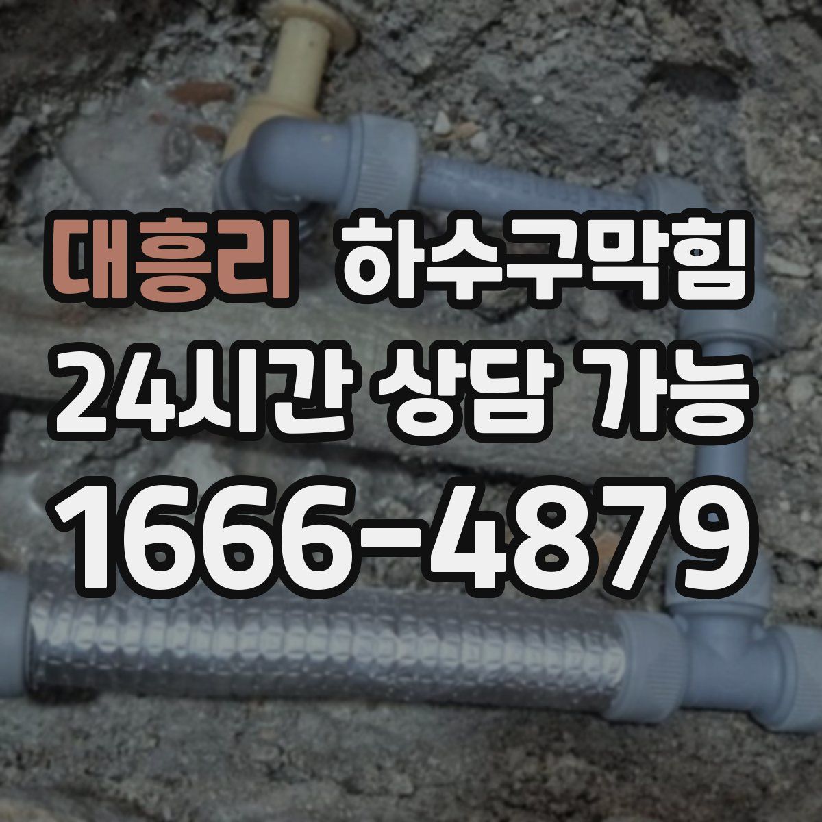 대흥리 하수구막힘