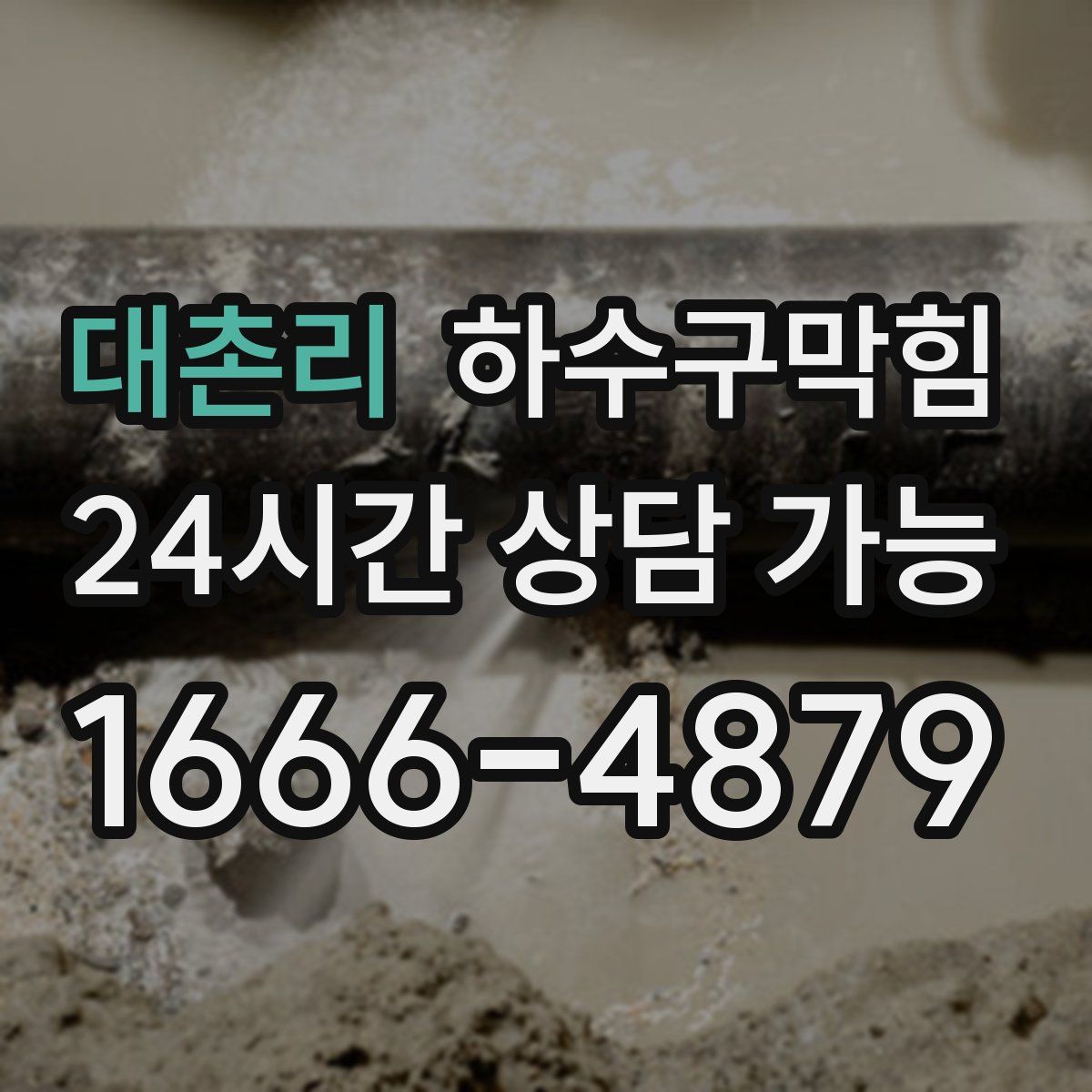 대촌리 하수구막힘