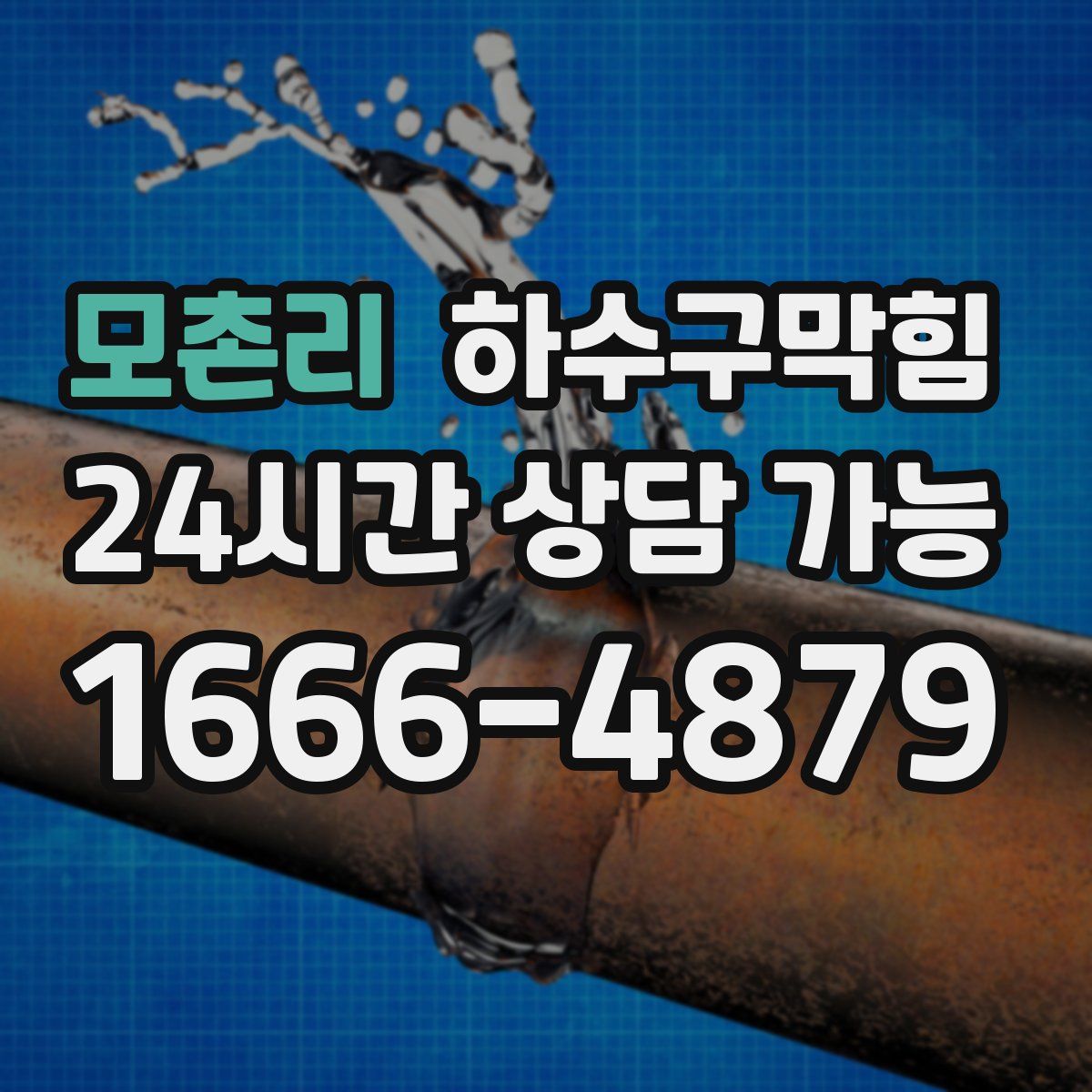 모촌리 하수구막힘