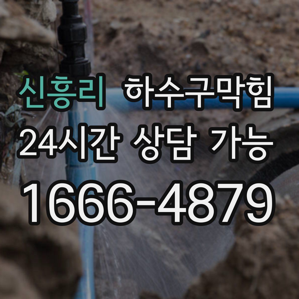 신흥리 하수구막힘