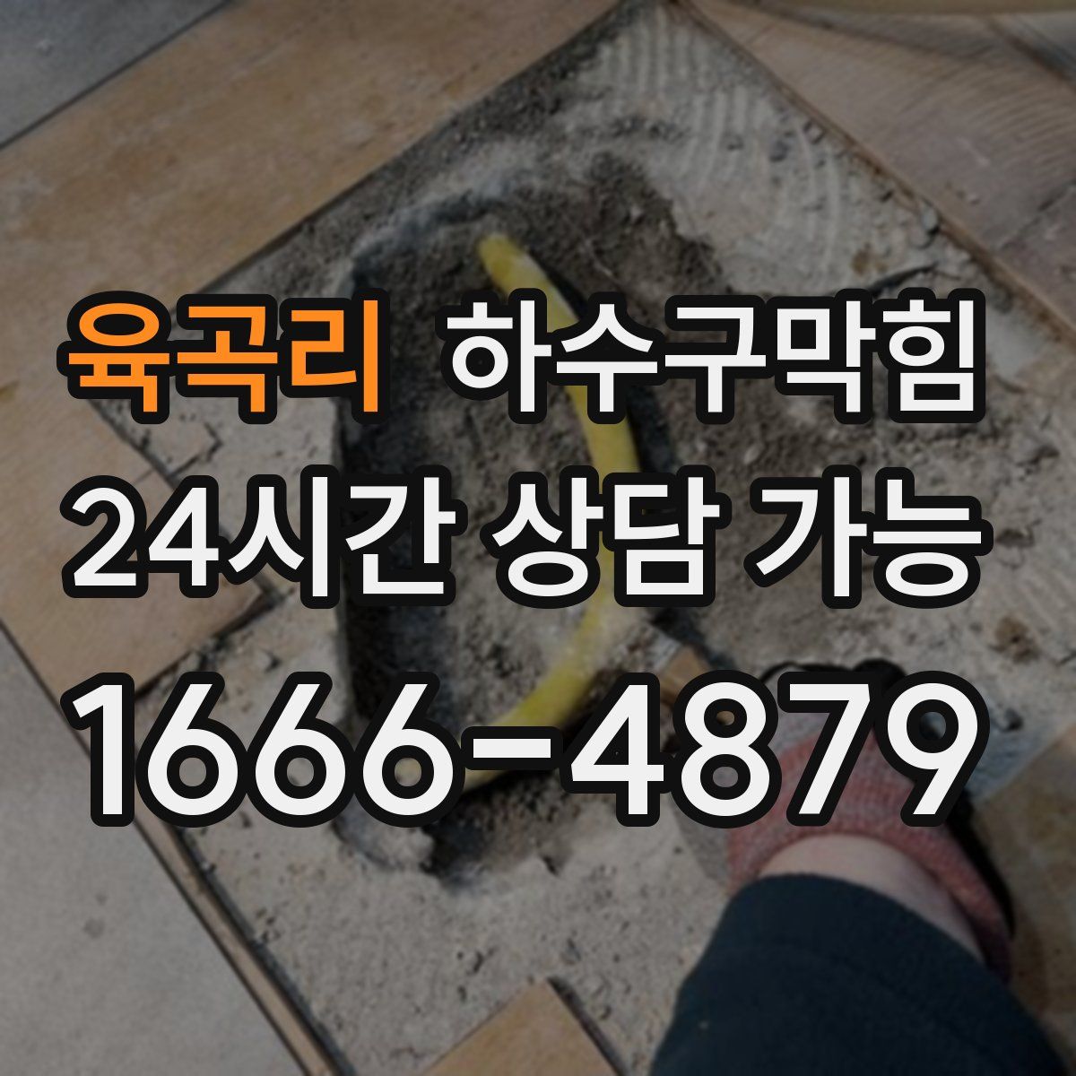 육곡리 하수구막힘