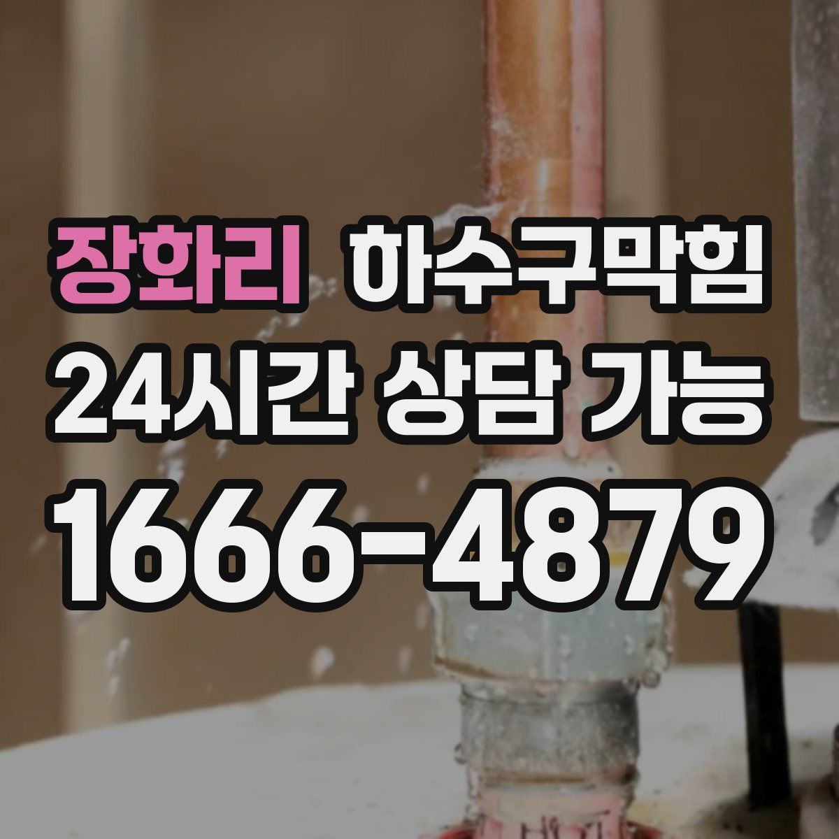 장화리 하수구막힘