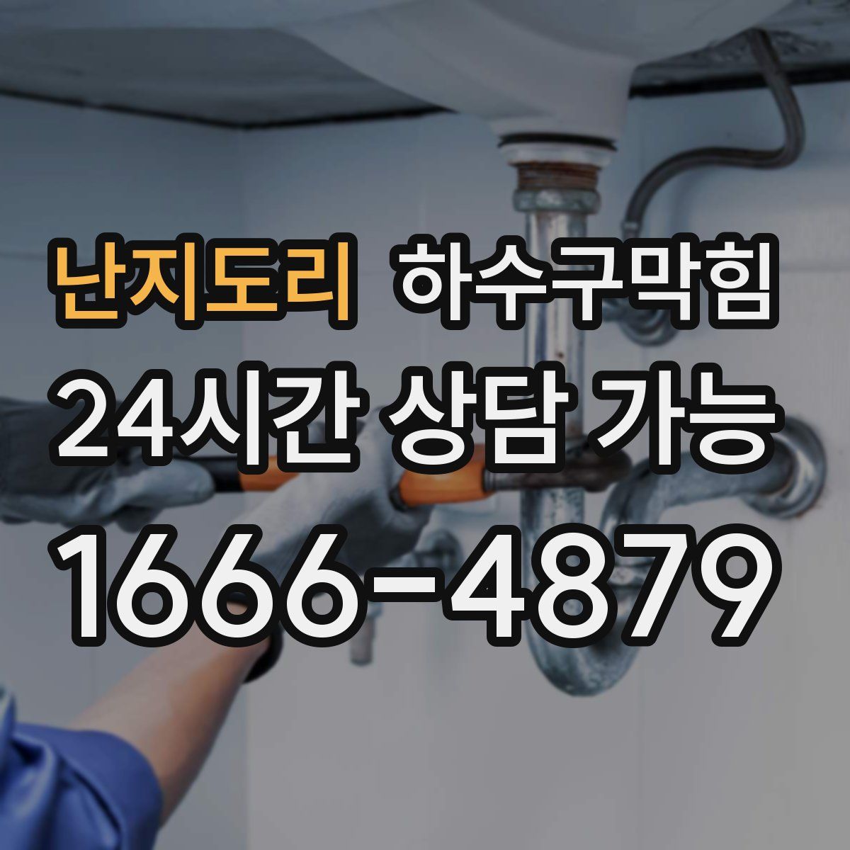 난지도리 하수구막힘