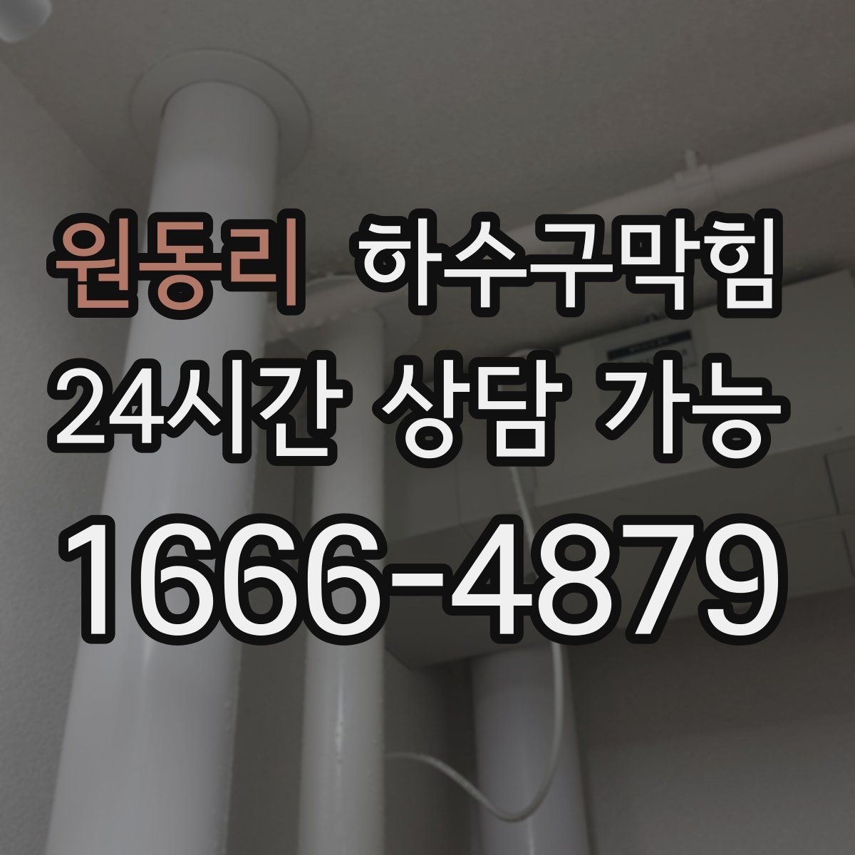 원동리 하수구막힘