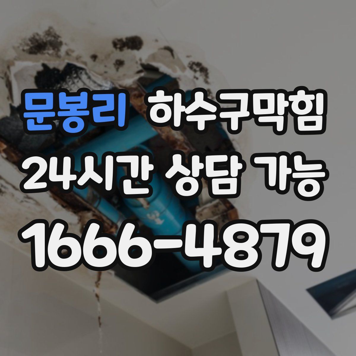 문봉리 하수구막힘