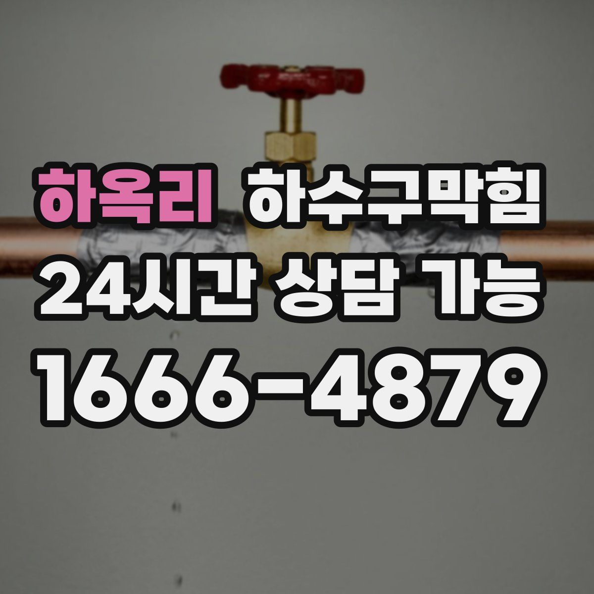 하옥리 하수구막힘