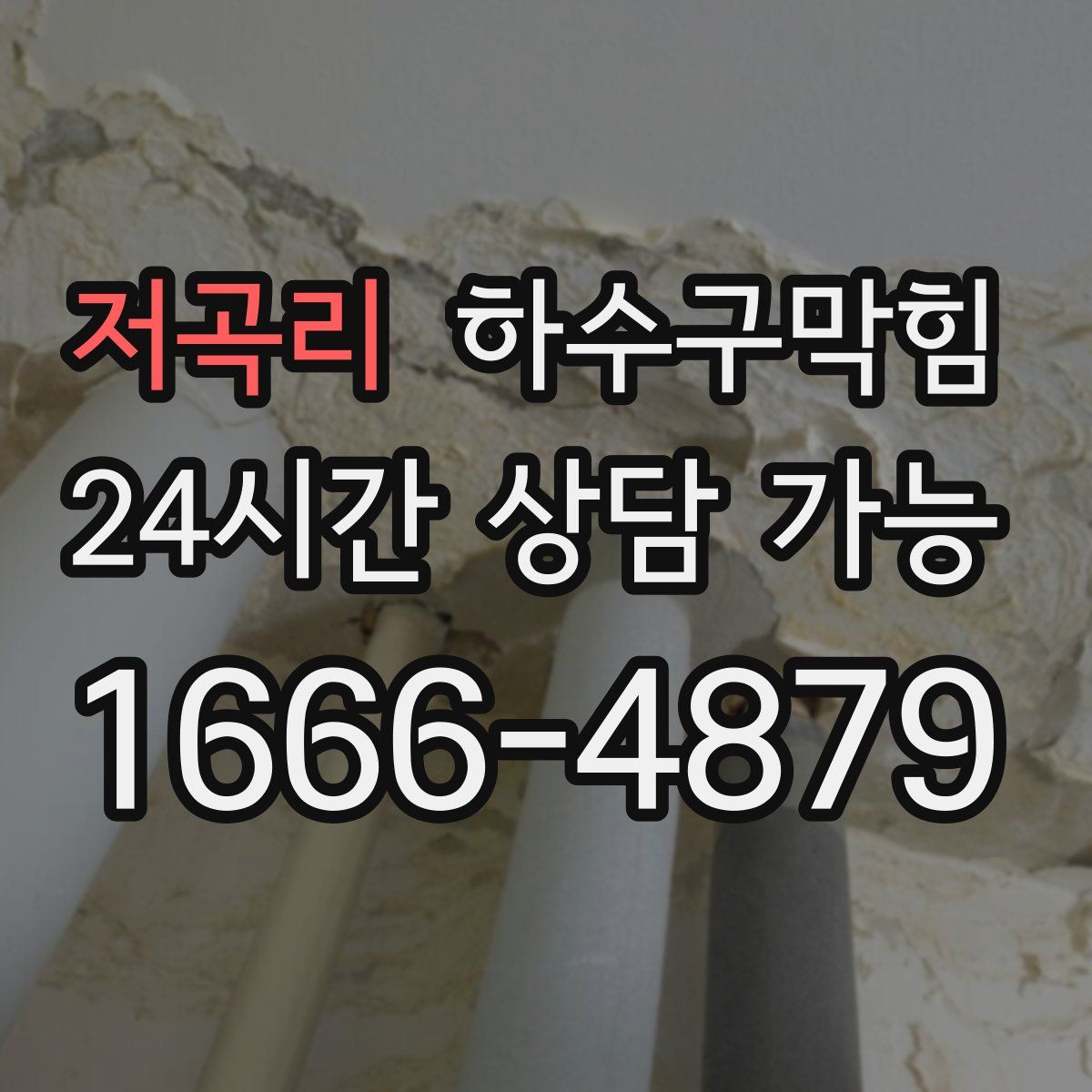 저곡리 하수구막힘