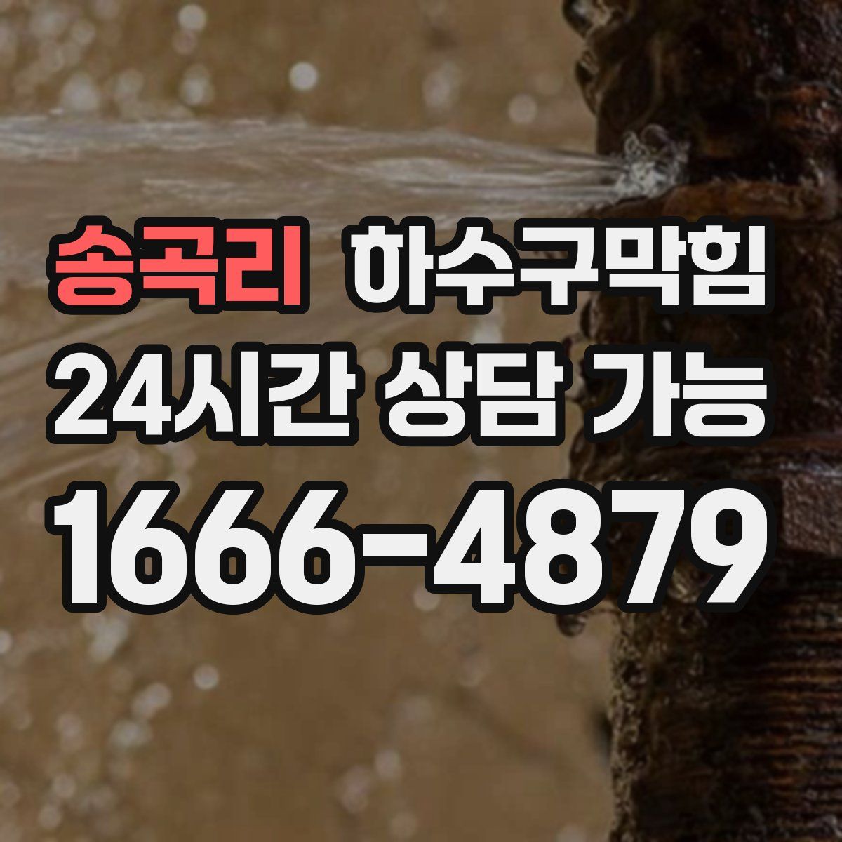 송곡리 하수구막힘