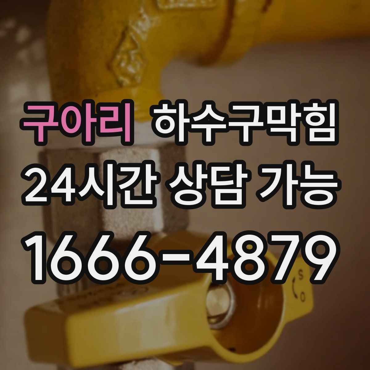 구아리 하수구막힘