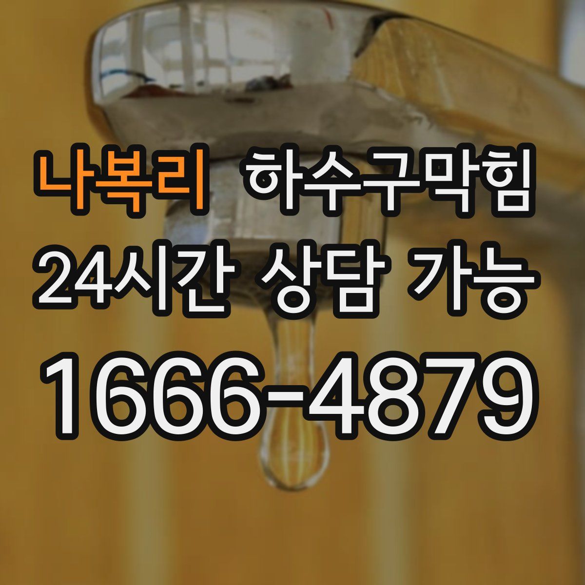 나복리 하수구막힘