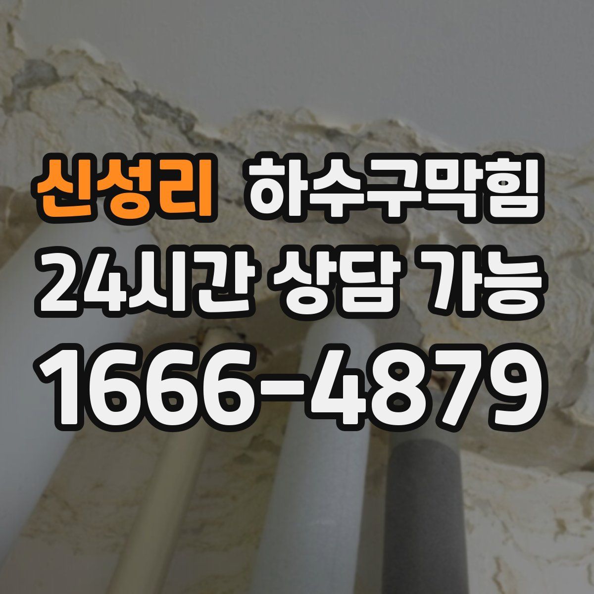 신성리 하수구막힘