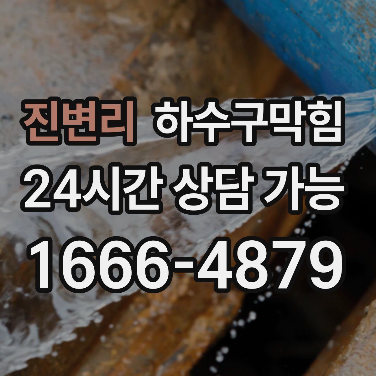 진변리 하수구막힘