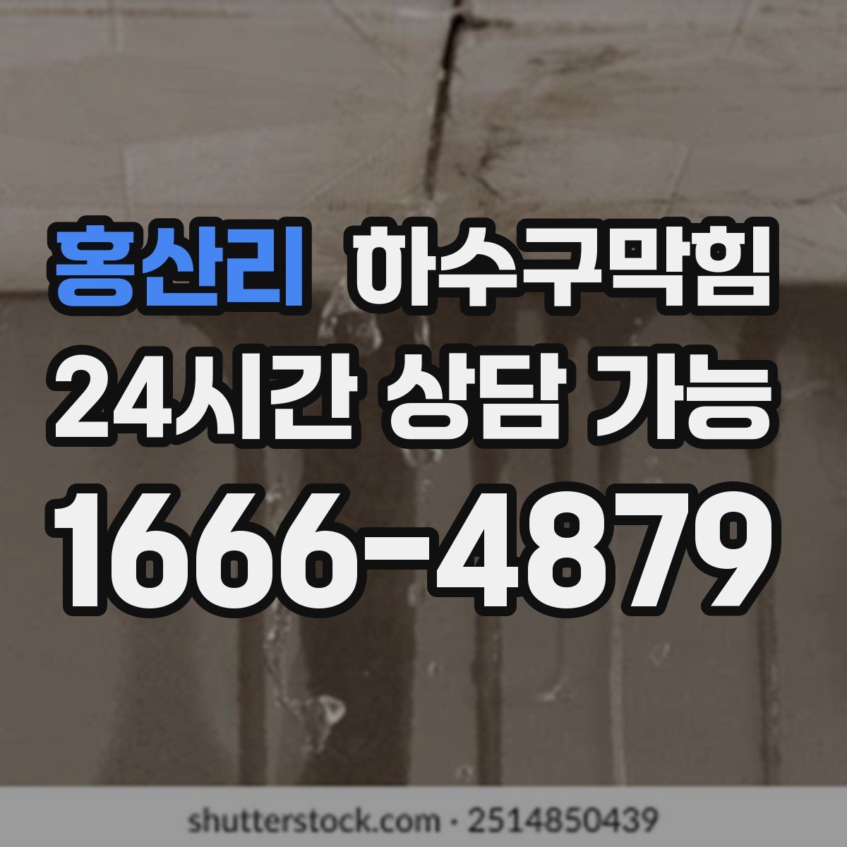 홍산리 하수구막힘