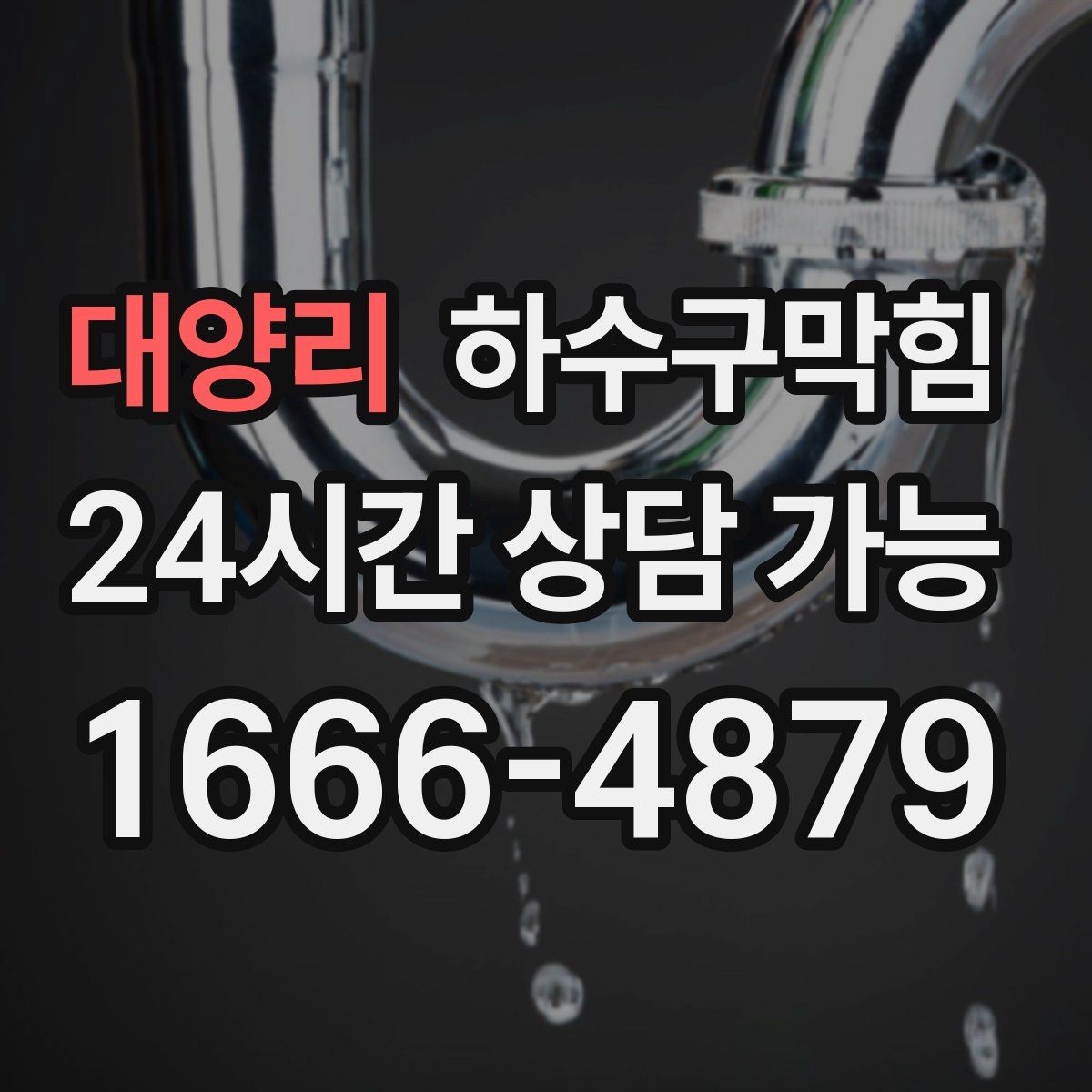 대양리 하수구막힘