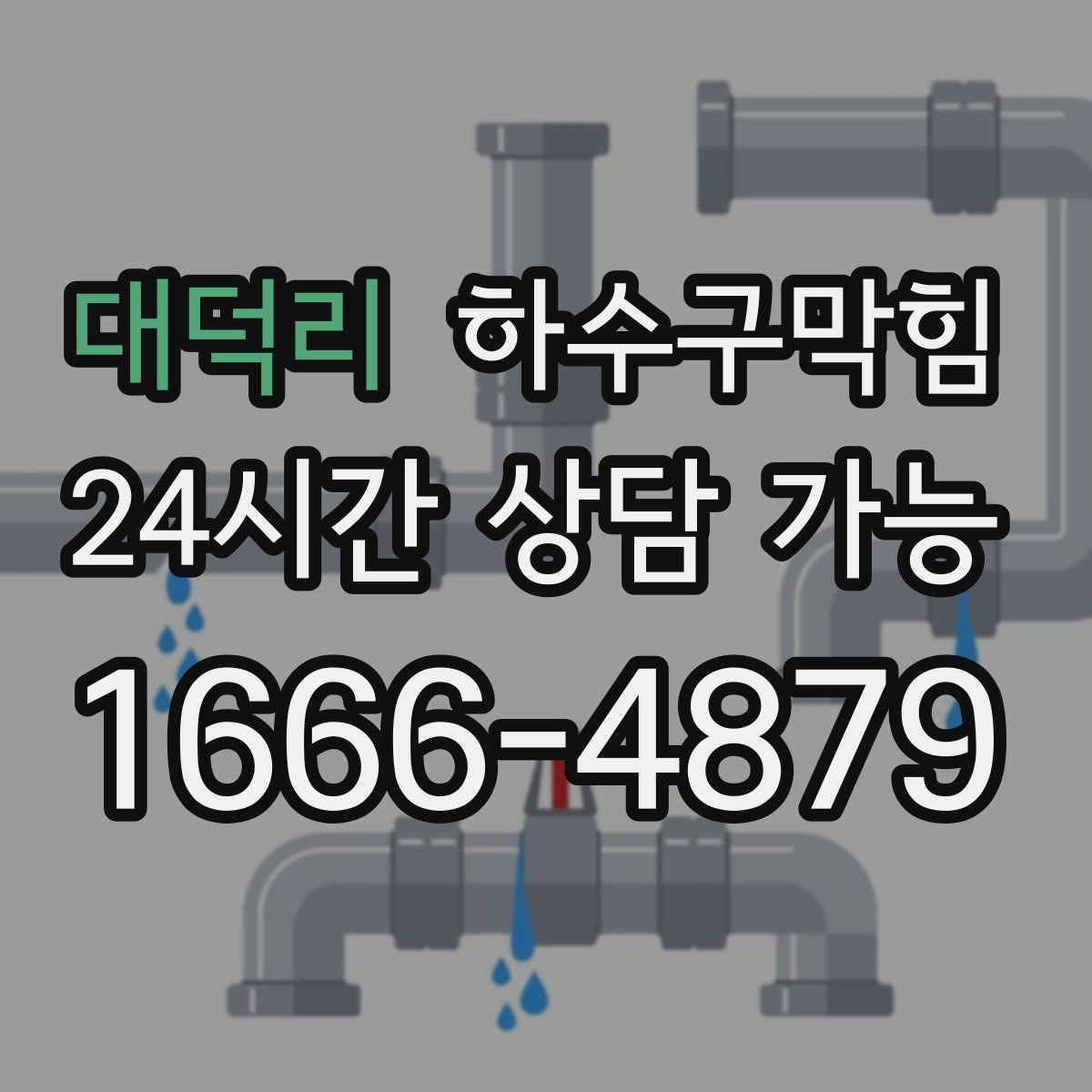 대덕리 하수구막힘