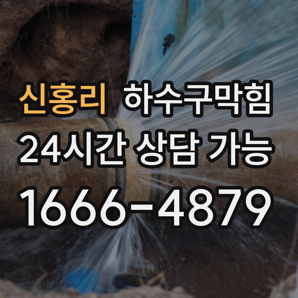 신홍리 하수구막힘