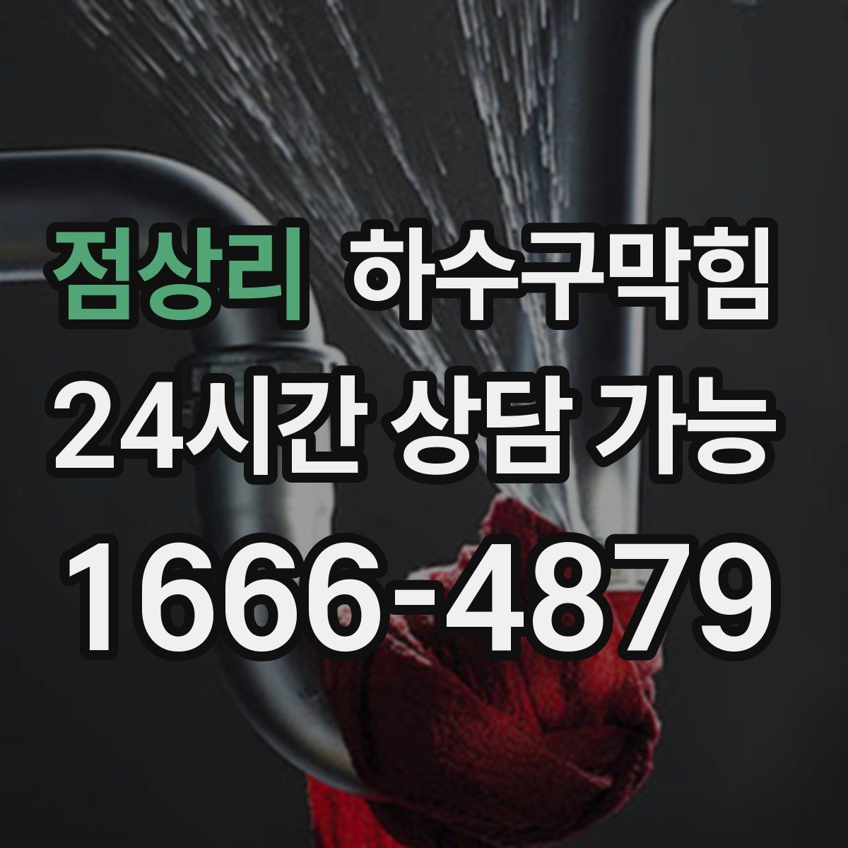 점상리 하수구막힘