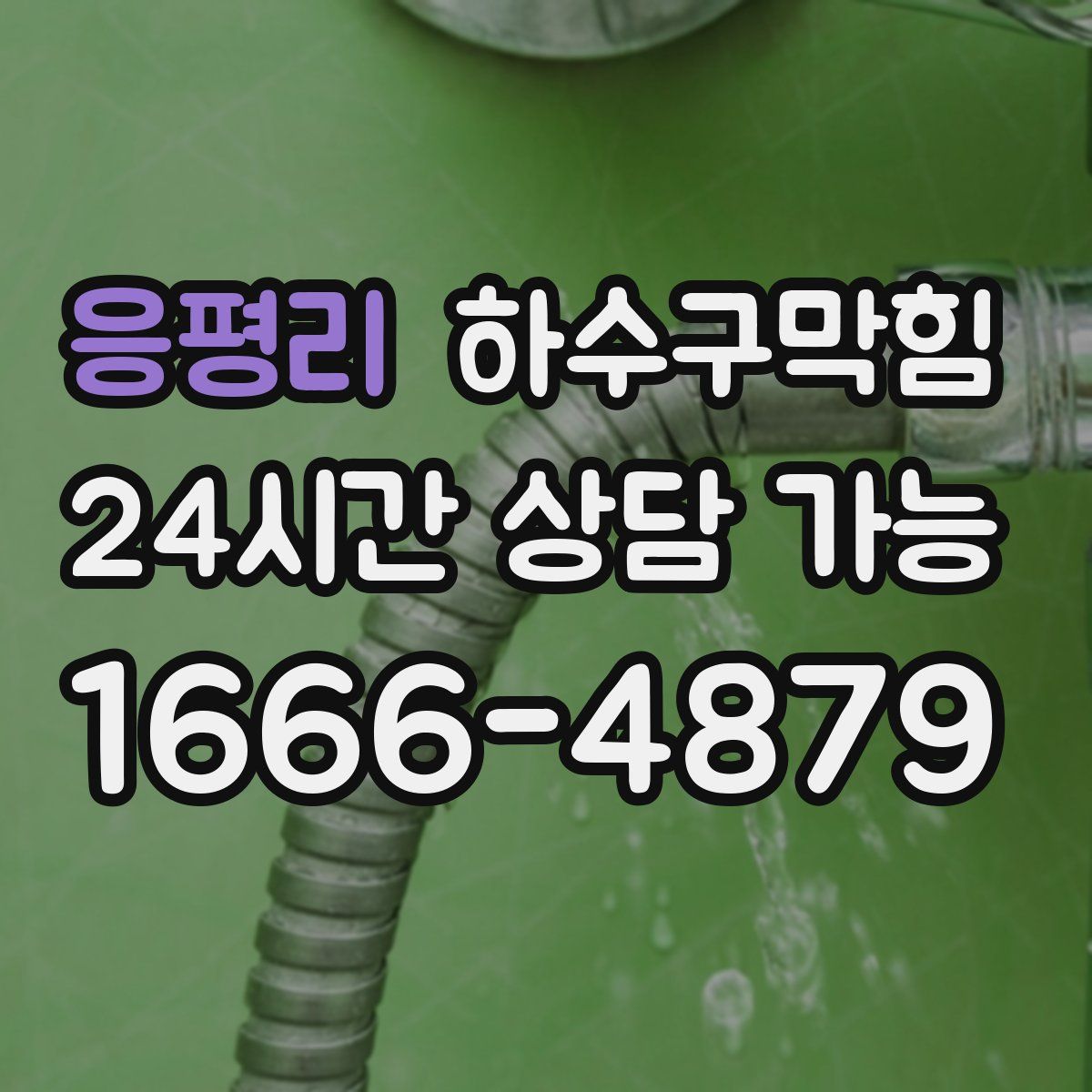 응평리 하수구막힘