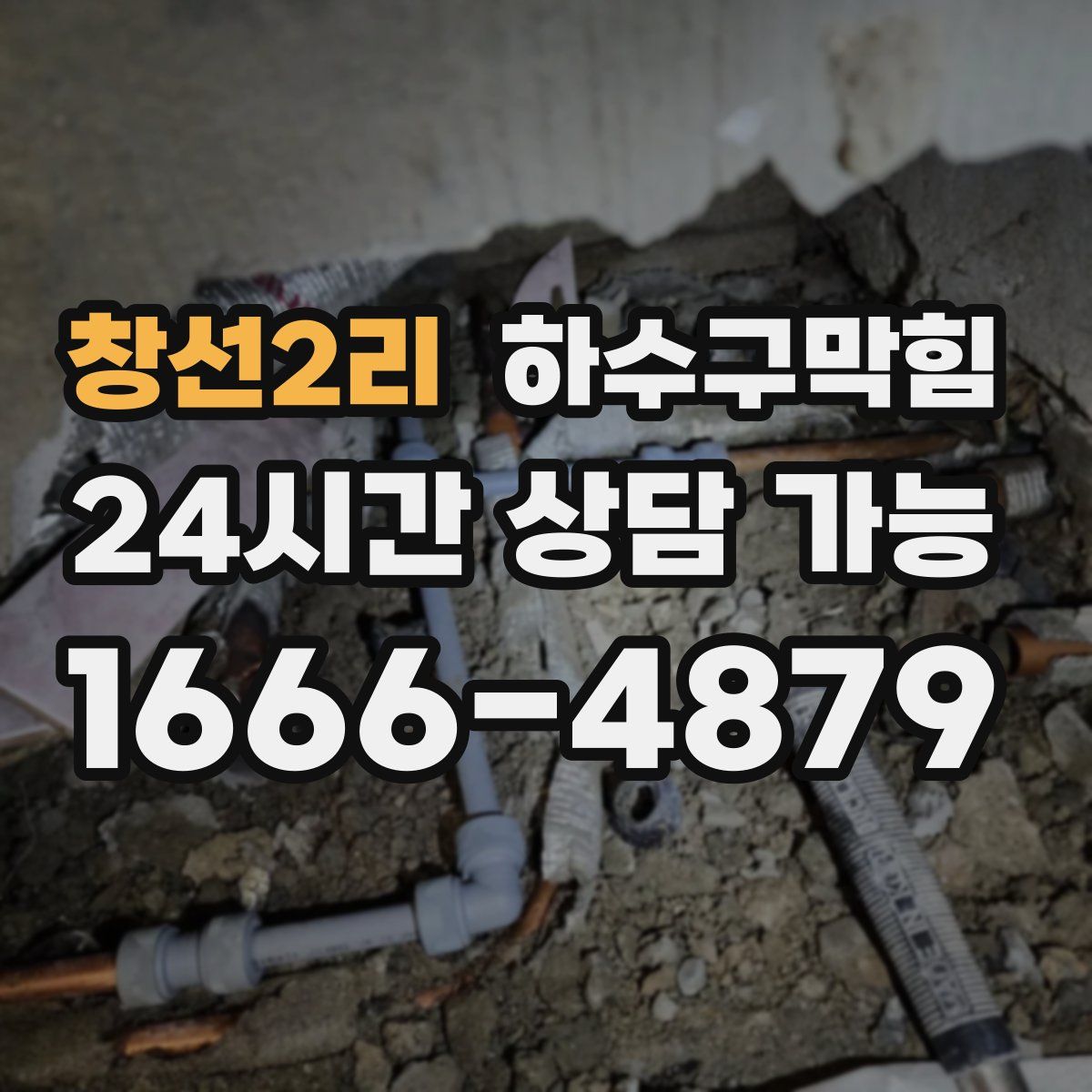 창선2리 하수구막힘