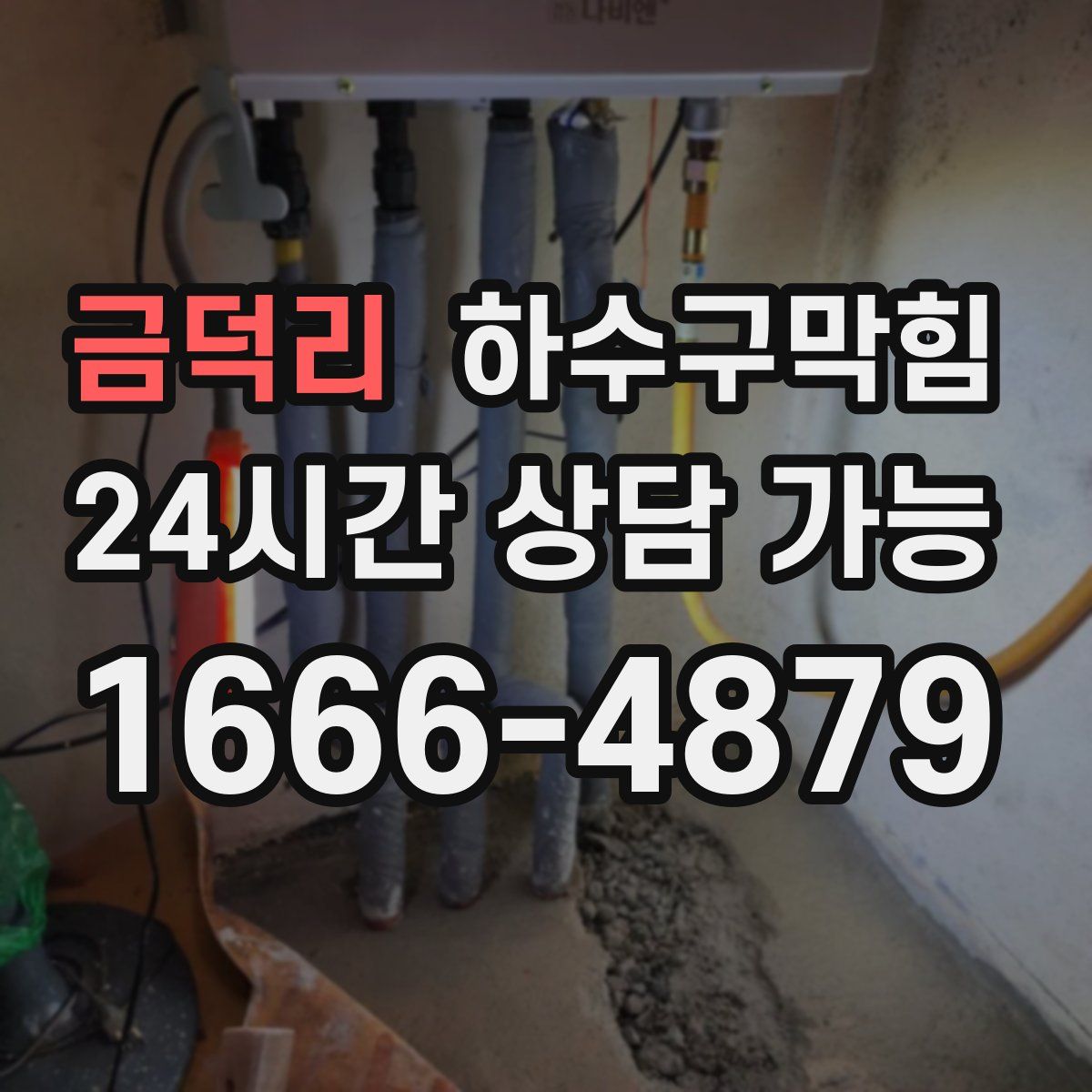 금덕리 하수구막힘