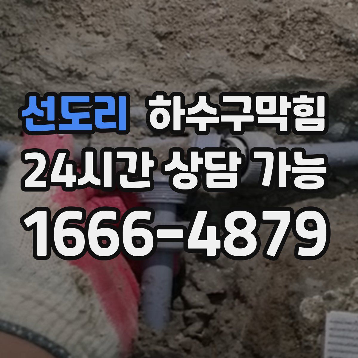 선도리 하수구막힘