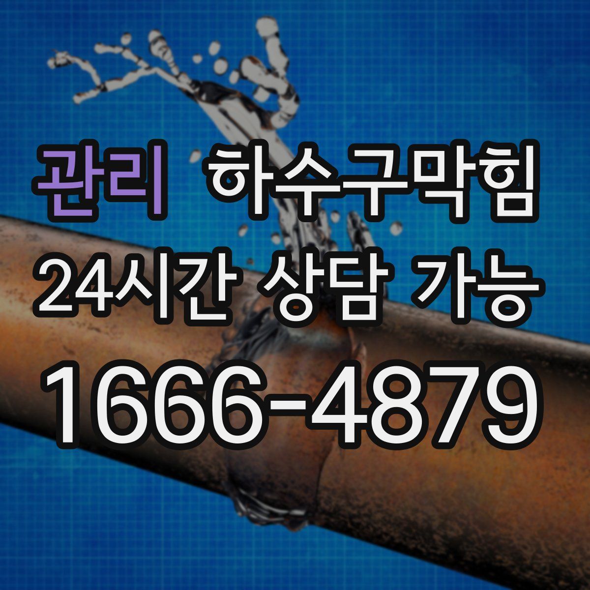 관리 하수구막힘