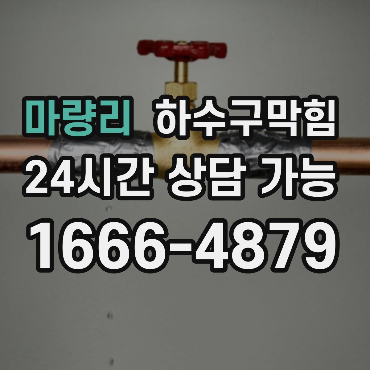 마량리 하수구막힘