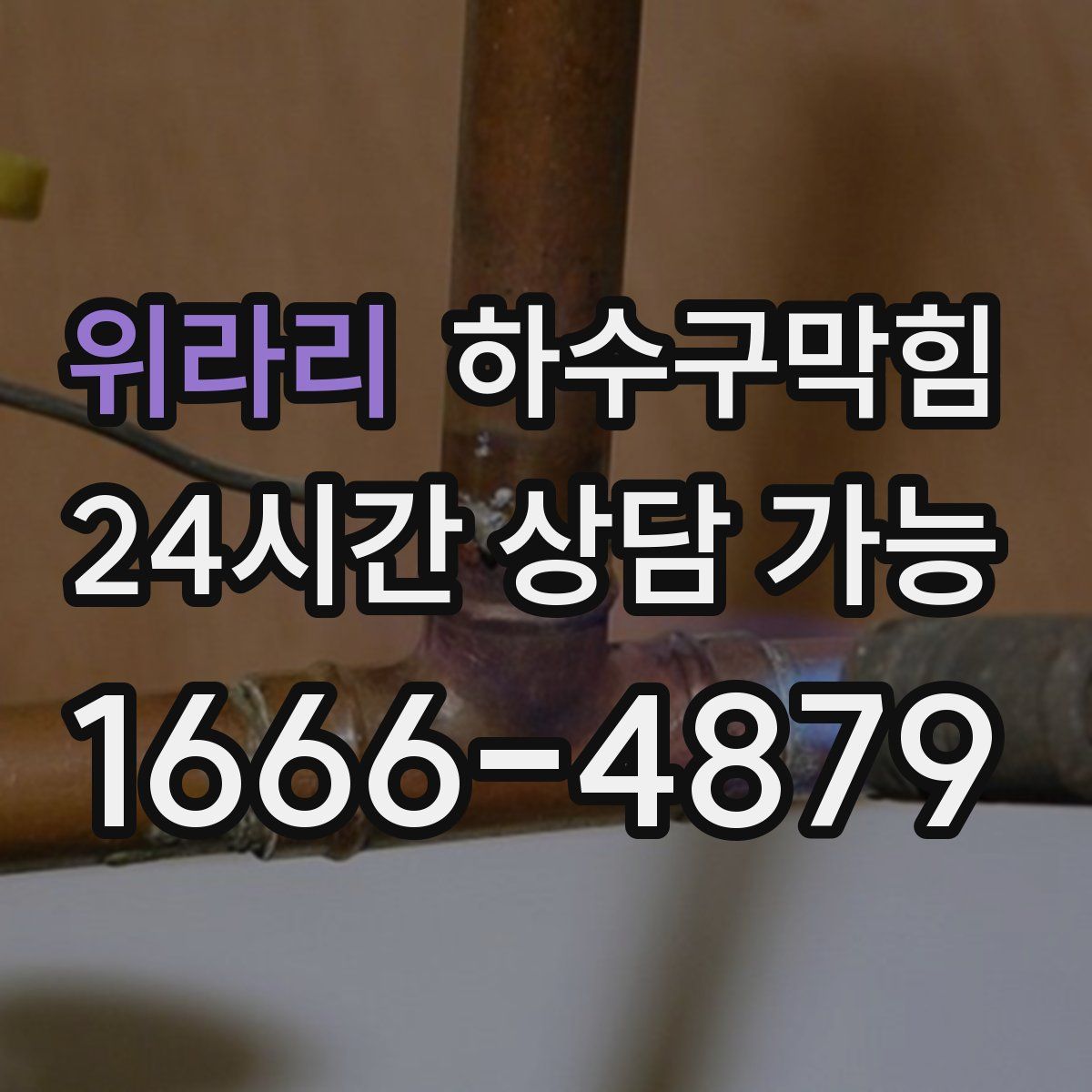 위라리 하수구막힘